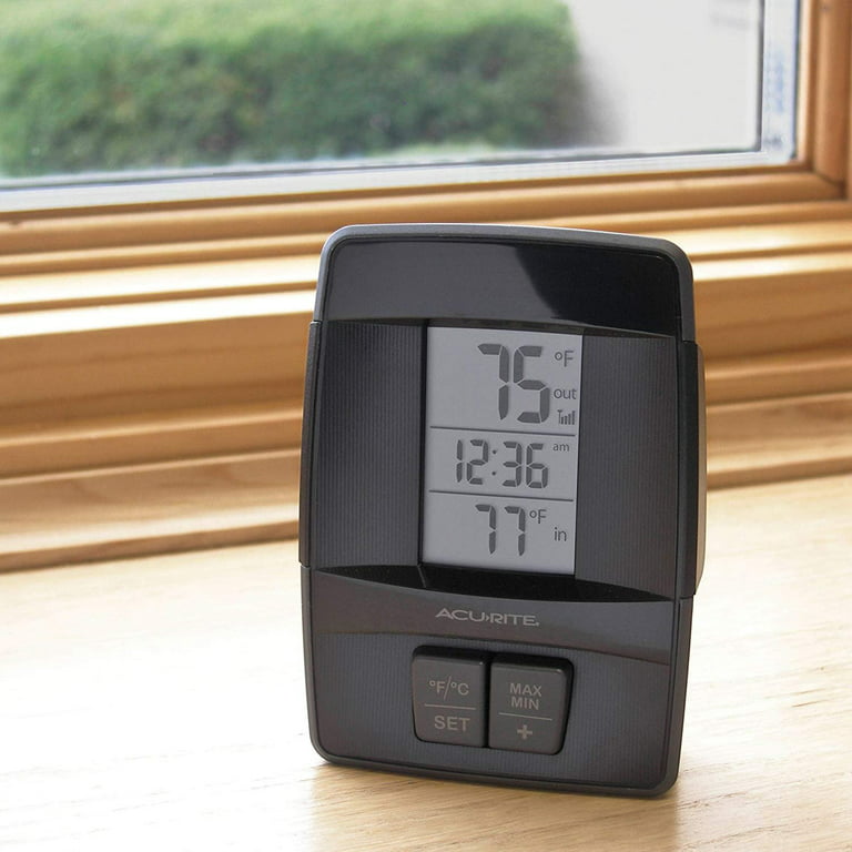 Acurite 1.6 W x 4.8 H Sensor Wireless Indoor & Outdoor Thermometer 