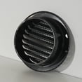 thumbnail image 2 of Grille d'Aération Ronde en Acier Inoxydable 70-200mm Protection contre les Insectes Outil de Ventilation pour Mur Extérieur Maison, 2 of 8