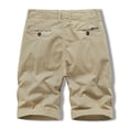 thumbnail image 3 of Lovskoo Men's Plus Size Cargo Shorts Zipper Multi-Pockets Relaxed Summer 2024 Beach Board Shorts Khaki L, 3 of 8