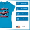 thumbnail image 6 of Ford Mustang Poster 1968 1969 1971 T-Shirt Legendary Performance American Classic Muscle Car Licensed Women's Tee, 6 of 7