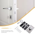 thumbnail image 4 of OULII 1Pc Silver Pivot Door Hinge Stainless Steel Durable Practical Home Hardware, 4 of 8