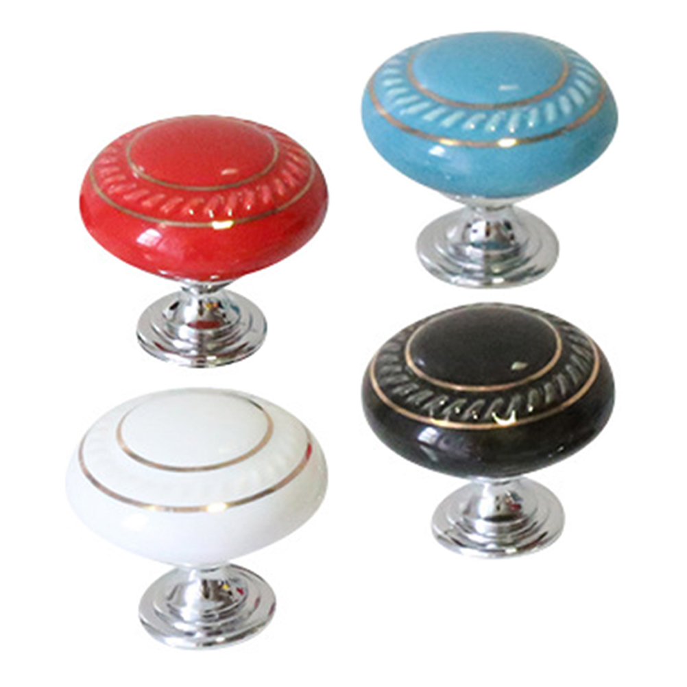 KHBUAB 4Pcs Metal Toilet Flush Button Handles Easy to Install for Bathroom