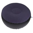thumbnail image 5 of Portable Air Inflatable Stool Ottoman Chair for Fishing Bedroom - Dark Blue, 62x32cm, 5 of 8