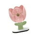 thumbnail image 4 of Reloj de escritorio decorativo, reloj de repisa, adorno de mesa para oficina, dormitorio, mesita de noche Tulipán, 4 of 9