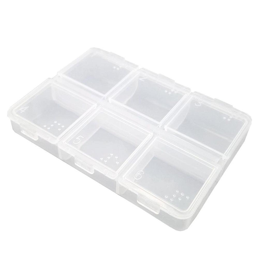 Travel Pill Box Holder Medicine Organizer Container Case Pill Independent Drug Grid Tablet E8K1 R2D1