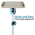 thumbnail image 5 of Mount-It! Height Adjustable Computer Cart | Mobile Computer Desk, 5 of 14