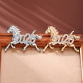 thumbnail image 6 of Misright Exquisite 3D Chinese Zodiacs Horse Brooch Pin Realistic Design Alloy Perfect for Gifting, 6 of 8