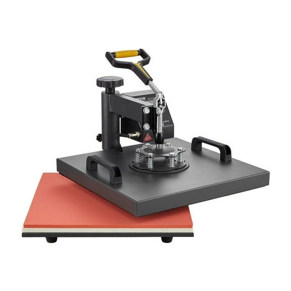 2-in-1 Heat Press Machine 15x15 Inch - Sublimation Transfer Printer for DIY T-Shirts, Hats, and Custom Apparel