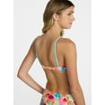 thumbnail image 3 of No Boundaries Bright Palms Bralette Bikini Top, Women's XXS-XXL, 3 of 5