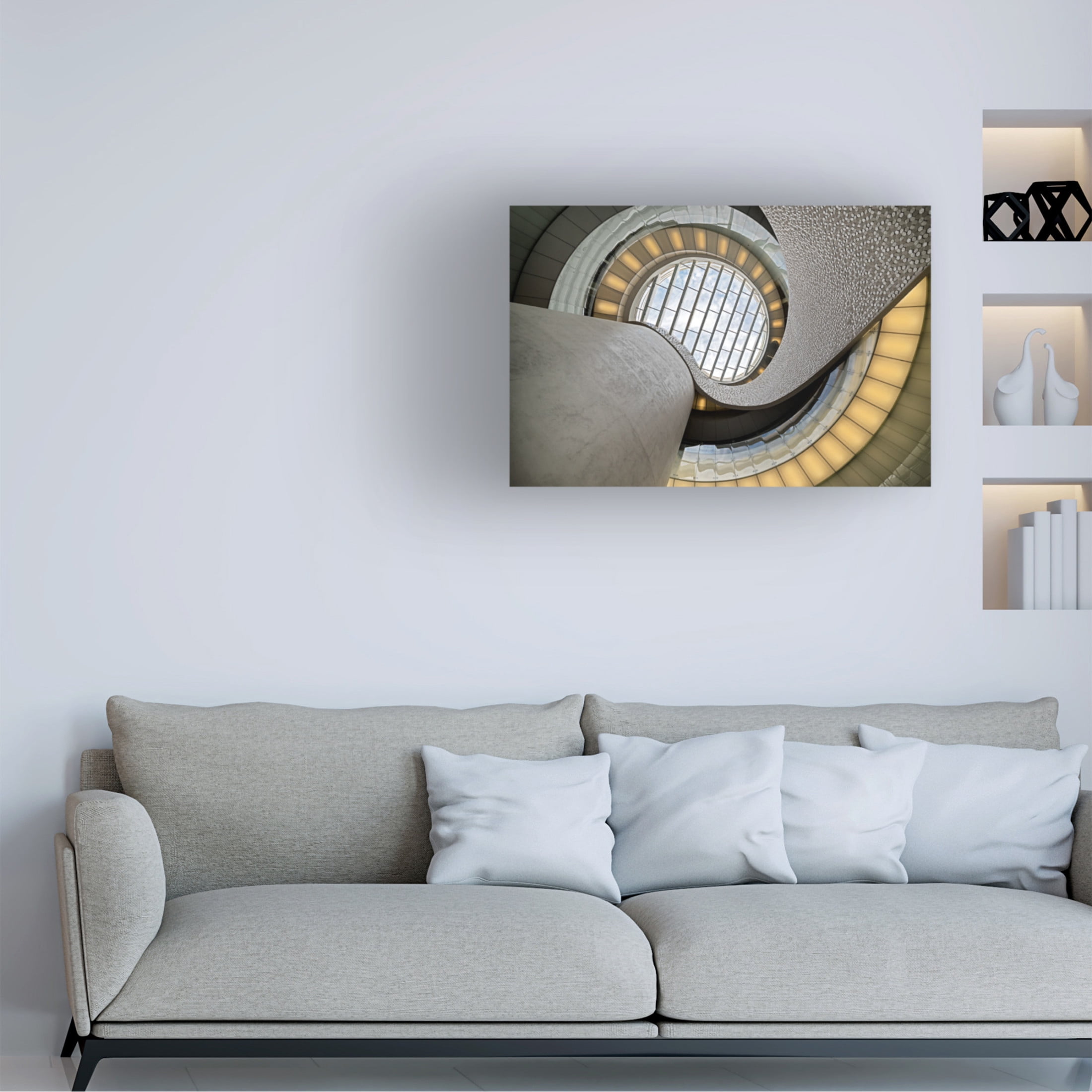 Canvas Wall Art - K|K - Carlos 'Embraced' Wall Art for Living Room, Bedroom, or Office Décor by Trademark Fine Art - 19 x 12 Inches