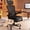 Black Mesh, variant on Pinmoco Ergonomic Office Chair with Footrest, High Back Mesh Desk Chair with Flip-up Arms and Lumbar Support, Black Mesh
