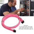 thumbnail image 4 of PCIe GPU Câble d'Alimentation, 27.5in PCIe 5.0 PSU Câble 600W pour 4070Ti pour 4080, 4 of 7