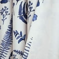thumbnail image 5 of Lush Decor Devonia Room Darkening Window Curtain Set, 95" x 52", White-and-navy, 5 of 5