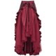 thumbnail image 2 of Vestido cruzado gótico steampunk para mujer, de talla grande, estilo pirata victoriano con volantes, estilo europeo y americano, 2 of 6