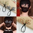 thumbnail image 6 of Weflink Elegant Golden Hair Bun Holder Ancient Style Filigree Hair Bun Grip Hairpin, 6 of 14