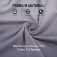 thumbnail image 5 of Men's Boxer Short,Bamboo Viscose Boxers for Men,Classic Loose Underwear Moisture Wicking,3 Pack, 5 of 11