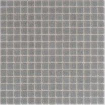 Dune 12 in. x 12 in. Glossy Stone Gray Glass Mosaic Wall and Floor Tile (20 sq. ft./case) (20-pack)