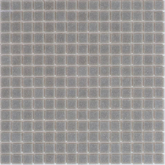 Dune 12 in. x 12 in. Glossy Stone Gray Glass Mosaic Wall and Floor Tile (20 sq. ft./case) (20-pack)