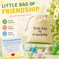 thumbnail image 4 of Little Bag Of Friendship Pouch Accessories Gifts Small Drawstring Bags For Best Friend Graduation Birthday Galentines Day Long Distance（3Pcs）, 4 of 7
