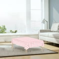 thumbnail image 6 of Comefolife Gingham Tablecloth Pink and White Checkered Tablecloths 54 x 108 Inches Disposable Plastic Gingham Tablecovers Waterproof Rectangle Picnic Table Covers for Birthday Party Supplies, 6 of 9