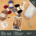 thumbnail image 2 of CraftBud Beginner Crochet Kit, Craft Supplies Amigurumi Stuffed Animal Kit with Step-by-Step Video Tutorials, Arts & Crafts for Kids and Adults, Harvey The Horse, 2 of 7