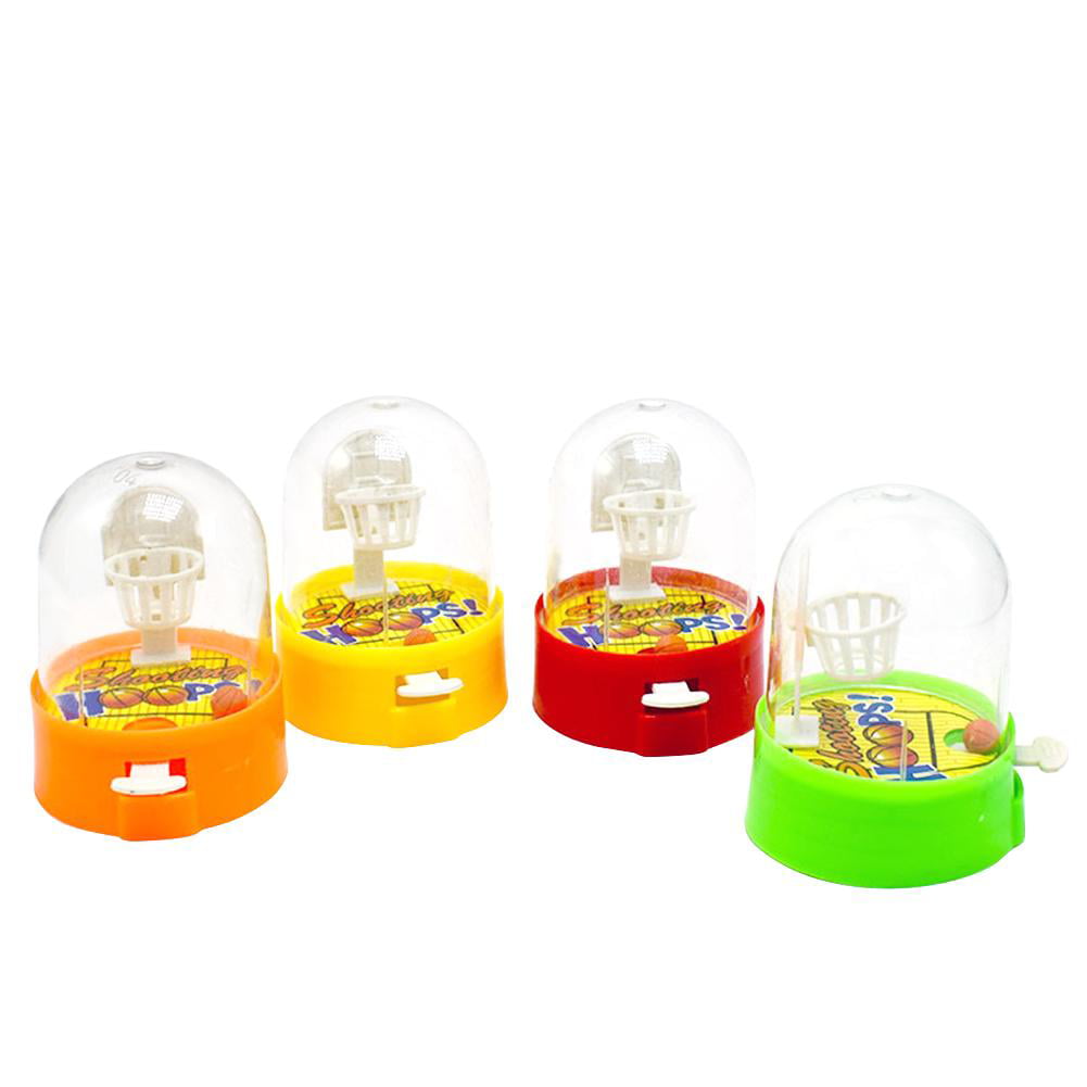 Mini Handheld Basketball Shooting Toys Children Decompression Toy 5pcs 