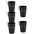 thumbnail image 4 of ELAYARD 5 Sets Pegboard Cups Set Black Steel Storage Organizer for Garage, 4 of 9