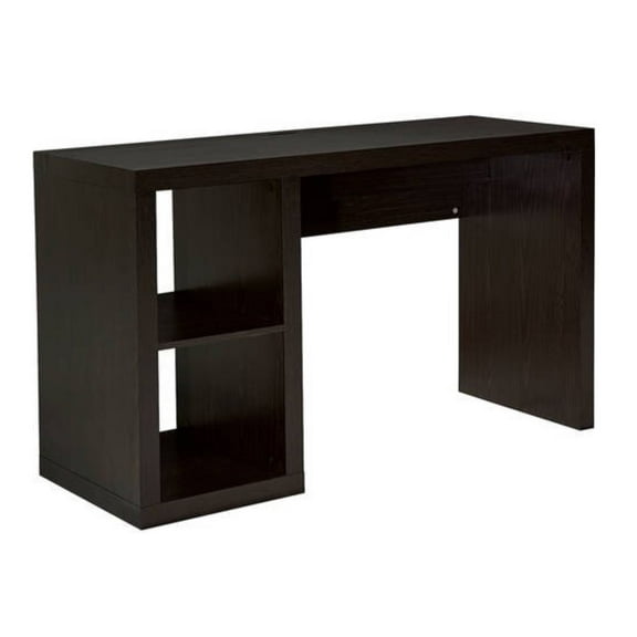 Better Homes & Gardens Cube Storage Office Desk, Espresso