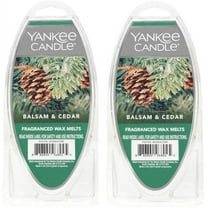Yankee Candle Lot of 2 Balsam & Cedar Fragranced Wax Melts