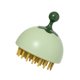 thumbnail image 2 of Bewildely Cepillo de masaje de champú para el cuero cabelludo de silicona de mano, masajeador de pelo para ducha, cepillo de limpieza, cepillo Juegos de accesorios de baño Verde, 2 of 6