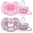 thumbnail image 3 of Philips Avent Ultra Soft Pacifier, 6-18 months, Mixed, 2 pack, SCF228/01, 3 of 7