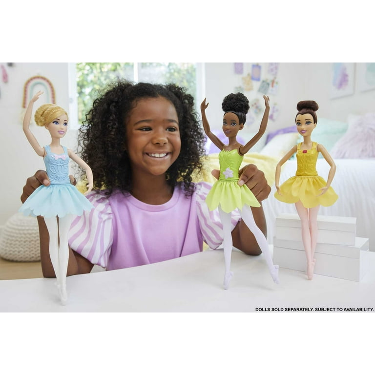 Disney The Princess & The Frog Ballerina Tiana Fashion Doll with Poseable  Arms & Legs