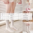 thumbnail image 4 of Ruffle Socks Socks For Toddler Girls Frilly Turn-Cuff Mid‑Calf Socks Solid Color Soft Breathable Casual Dress Socks 3T 4T 5T 6T 7T 8T 9T 10T 11T 12T Kids, 4 of 9