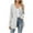 Gray, variant on Women's Knit Cardigan Casual Lightweight Long Sleeve Drape Open Front Loose Fall Cardigans with Pockets Knit Cardigan S-43 Black M