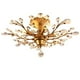 thumbnail image 4 of Lámpara tipo candelabro vintage con ramas de cristal, 4 luces, 160 W, 4 of 8