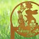 thumbnail image 5 of iron bunny yard art outdoor bunny decorations garden decorations, 5 of 5