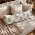 thumbnail image 6 of Fmbmuo Long Lumbar Pillow , Removable Vintage Floral Rectangular Pillow , For Couch Sofa Bed Living Room Home Decor, 6 of 7