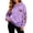 AB995 Light Purple, variant on Bainana Halloween Hoodie Women Graphic Hooded Shirt Comfortable Spooky Season Hoody Black L