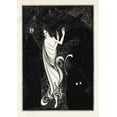 thumbnail image 2 of Beardsley, Aubrey 11x14 Black Ornate Wood Framed with Double Matting Museum Art Print Titled - Under the Hill 1903 - For 3rd tableau of Rheingold, 2 of 4