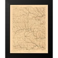 thumbnail image 2 of USGS 20x24 Black Modern Framed Museum Art Print Titled - St Clairsville Ohio Quad - USGS 1905, 2 of 5