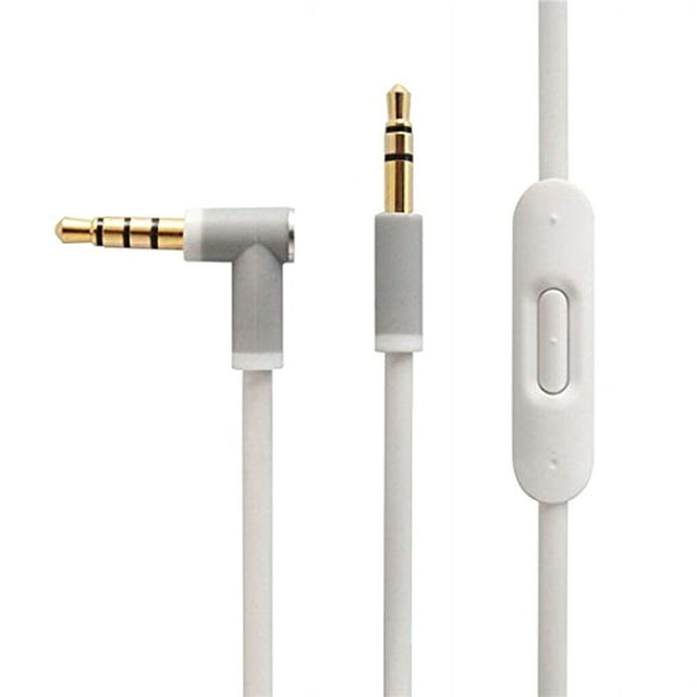 3.5mm Earphone Audio Cable Stereo Aux Cable Wire Control Headphone Right Angle Aux Cord Wire