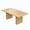Natural, variant on Hawsaiy 78" Rectangular Farmhouse Dining Table for 6–8, Large Kitchen Table with Grooved Wood Base, Thick Waterproof Top for Dining Room, Walnut