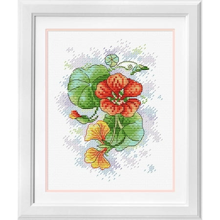 UPC: 4627128736824 | Petals of Tenderness SM-425 Counted Cross-Stitch Kit