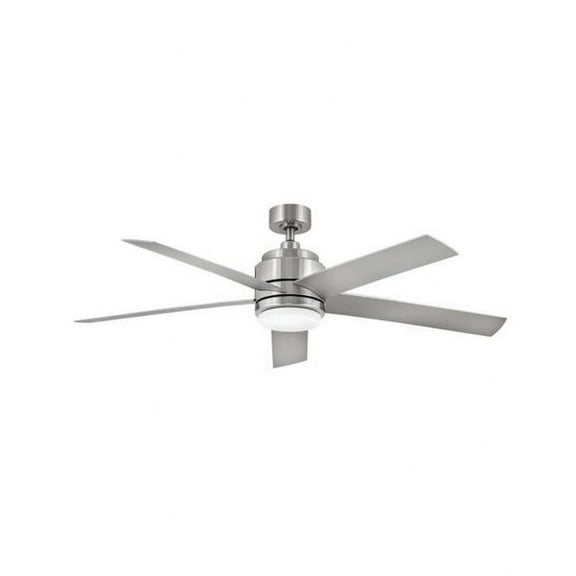 54 inch 5 Blade Ceiling Fan with Light Kit-Brushed Nickel Finish Bailey Street Home 81-Bel-4243703
