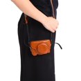 thumbnail image 4 of Protective PU Leather Camera Bag With Tripod Design For Sony RX100 (brown), 4 of 6
