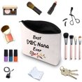 thumbnail image 7 of Dog Nana Gift Best Dog Nana Ever Makeup Bag Pet Lover Paw Print Cosmetic Bag Gift for Dog Grandma, 7 of 7