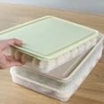 thumbnail image 3 of Contenedor de almacenamiento hermético para alimentos en forma de albóndigas de una sola capa para refrigerador, caja de plástico, caja de almacenamiento para el hogar, herramientas de almacenamiento, 3 of 5