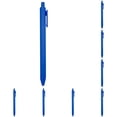 thumbnail image 3 of Clearance Sale! 12PACK Click Ballpoint Pens, 1.0mm Medium Point Black Ink Retractable Pens, Plastic, for Office & Home, (14.2x22.8cm, Dark Blue), 3 of 4