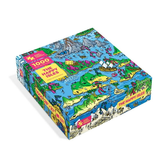 The Happy Isles 1000 Piece Jigsaw Puzzle from The Magic Puzzle Company Series Two