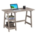 thumbnail image 3 of Convenience Concepts Designs2Go Bureau Tréteau en Finition Bois Flotté, 3 of 5